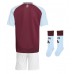 Aston Villa Fußballbekleidung Heimtrikot Kinder 2024-25 Kurzarm (+ kurze hosen)